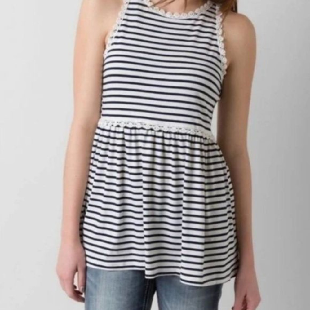 Pol Stripe Tank Top Size Small